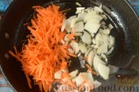 Салат с курицей, картофелем, морковью и маринованными опятами
